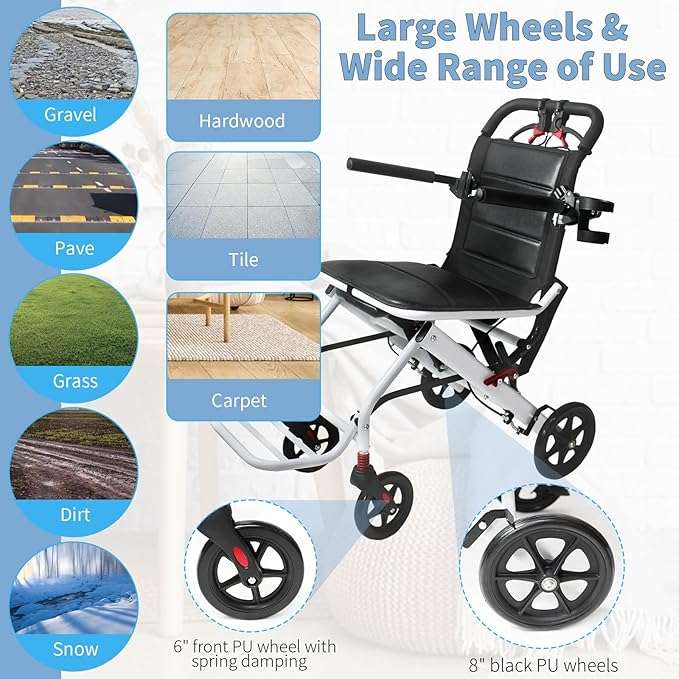 Lightweight Transport Wheelchair
