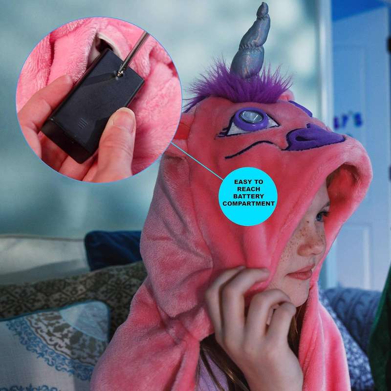 Bright eyes blanket with LED lights - For Kids