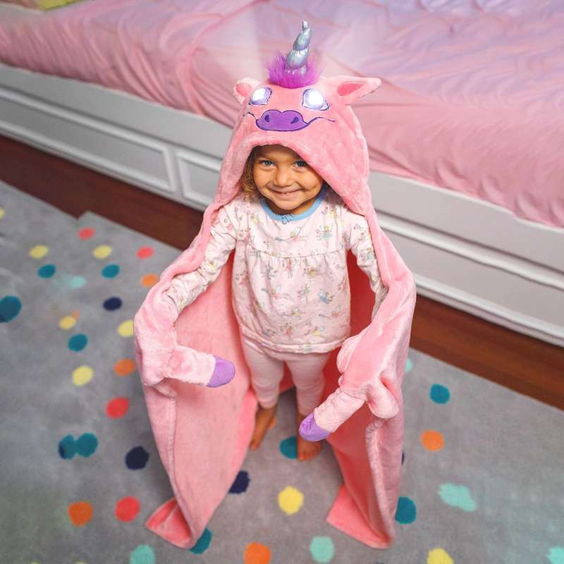 Bright eyes blanket with LED lights - For Kids