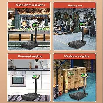 150KG Industrial Platform Scale Weight Shipping Scale 0.1 LB Accuracy Postal Scale for Packages Lugg