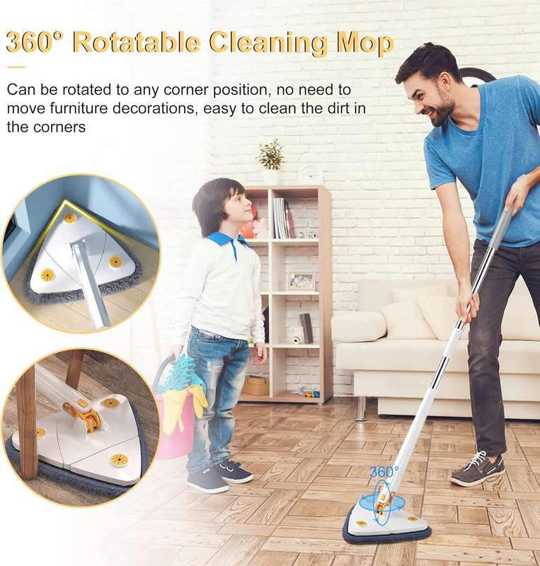 360° Rotatable Adjustable Cleaning Mop