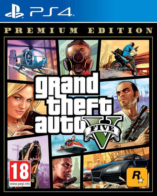 Grand Theft Auto V: Premium Edition (PS4) *New and Sealed*