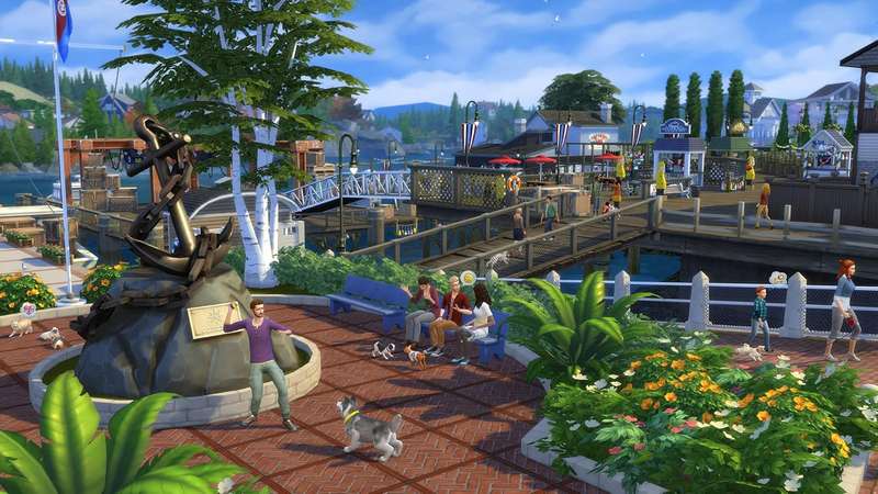 The Sims 4 Plus Cats and Dogs Bundle (PS4) Playstation 4 Standard Edition - Brand new sealed