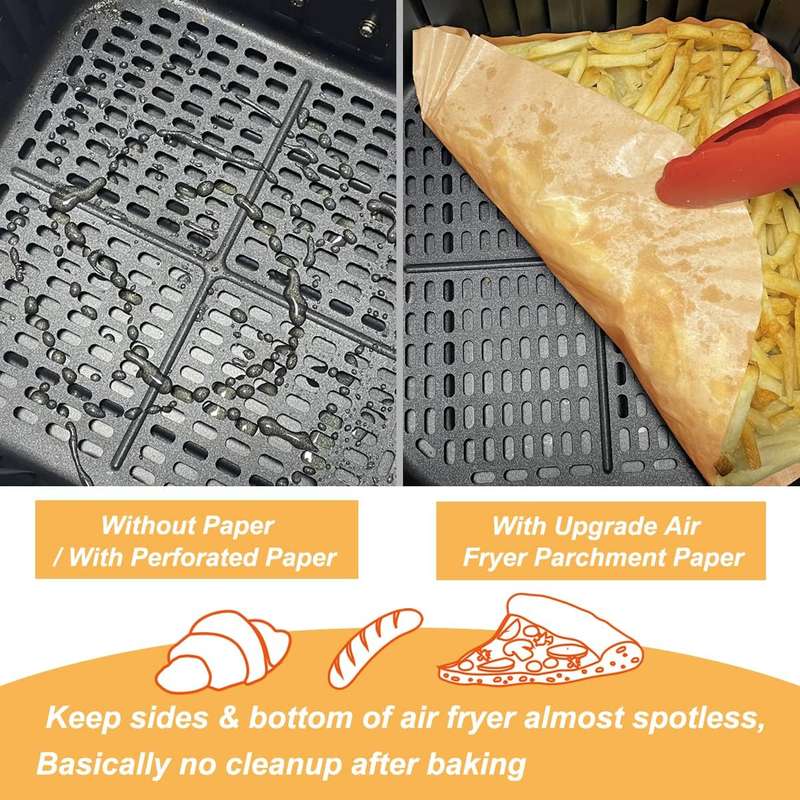50 pcs Square Liners Disposable 200mm x 40mm