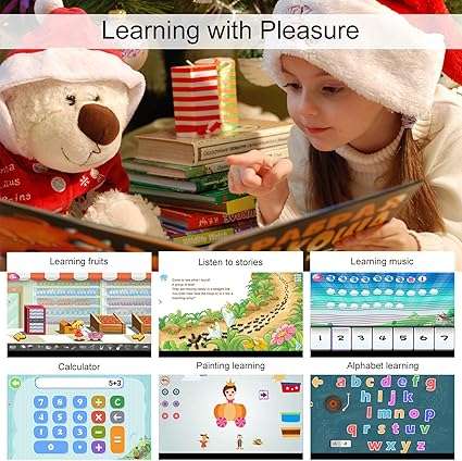 Kids Tablets,Kids Edition Tablet 7 Inch HD,Parental Control,Android 8.1 GMS,16GB,Quad Core,Pink Kid