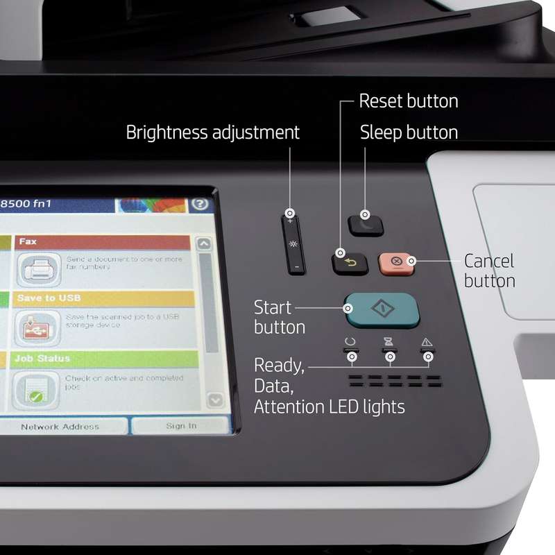 HP Digital Sender Flow 8500 fn1 Document Capture Workstation Scanner