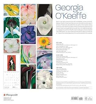 Georgia O'Keeffe 2025 Wall Calendar