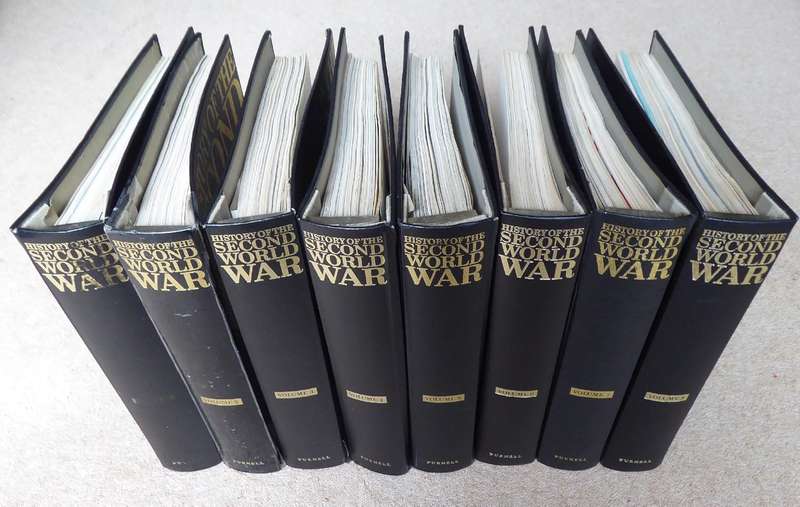Purnell's History of the Second World War (eight volumes - complete in 128 parts)