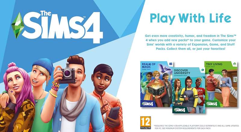 The Sims 4 Plus Cats and Dogs Bundle (PS4) Playstation 4 Standard Edition - Brand new sealed