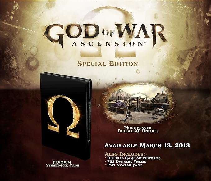God of War: Ascension Special Edition (PS3) Fast Shipping