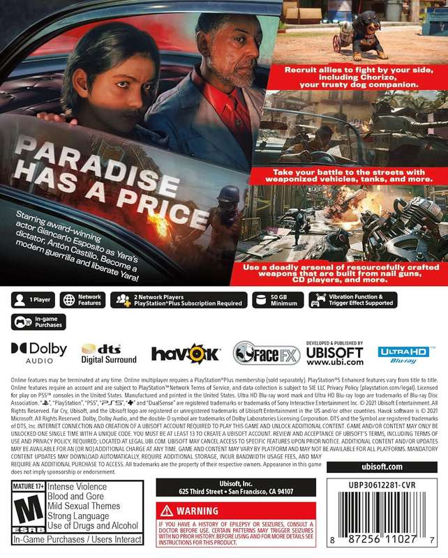 Far Cry 6 Playstation 5 Standard Edition PS5 - Brand new sealed