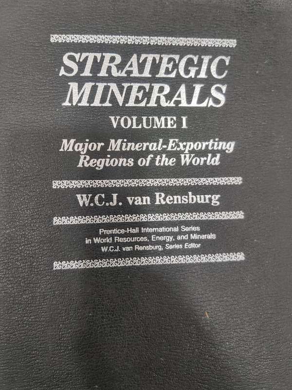 Strategic Minerals volume 1 by van Rensburg