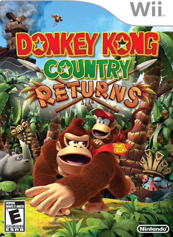 WII Donkey Kong Country Returns