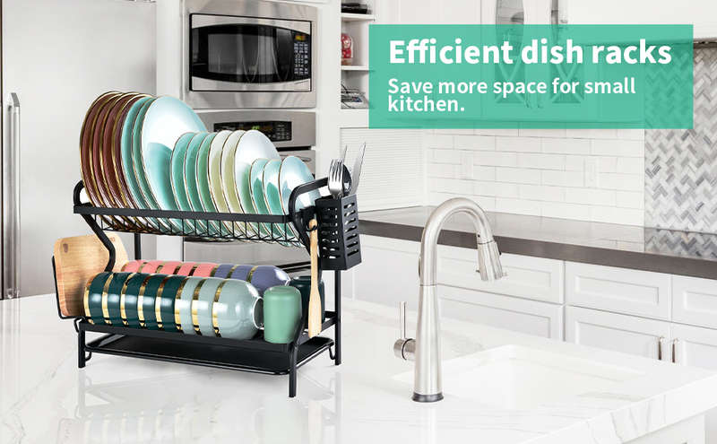 2 Tier Dish Drainer Rack