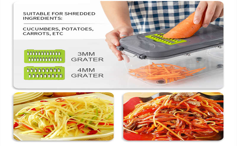 22 Pieces veggie slicer
