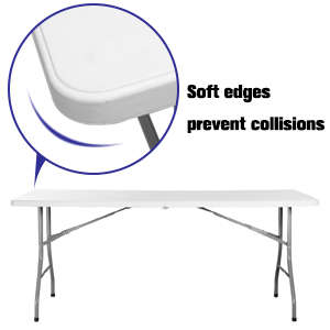 6ft folding table  6 foot folding table foldable table plastic table portable table mesa para fiesta