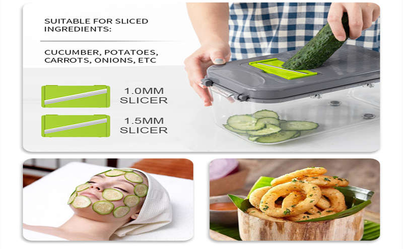 22 Pieces veggie slicer