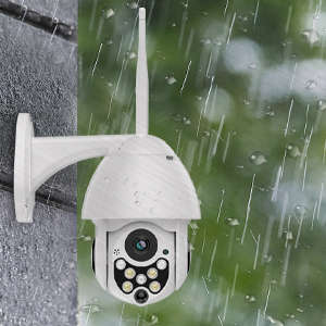 SDETER Outdoor PTZ WiFi Security Camera, Pan Tilt Zoom 4.1X Surveillance CCTV IP Weatherproof