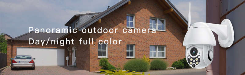 SDETER Outdoor PTZ WiFi Security Camera, Pan Tilt Zoom 4.1X Surveillance CCTV IP Weatherproof