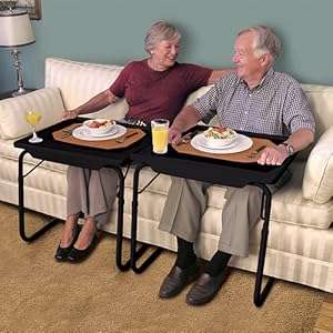 Table-Mate II Folding TV Tray (White)