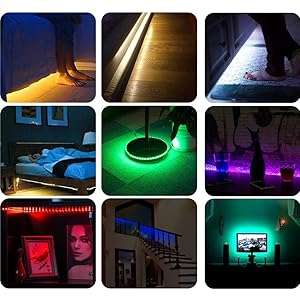 10m RGB Wifi Smart LED Strip Light kit with DC12V Power Supply - alexa/google home enabled - 0.75kg