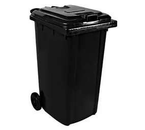 Atley Black 240L Wheelie bin