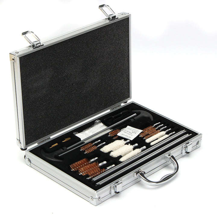 Rod Gun Cleaning Kit Aluminum Case Storage Multi Parts