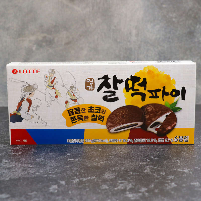 Lotte Myeongga Mochi Pies 6 Pack 225g