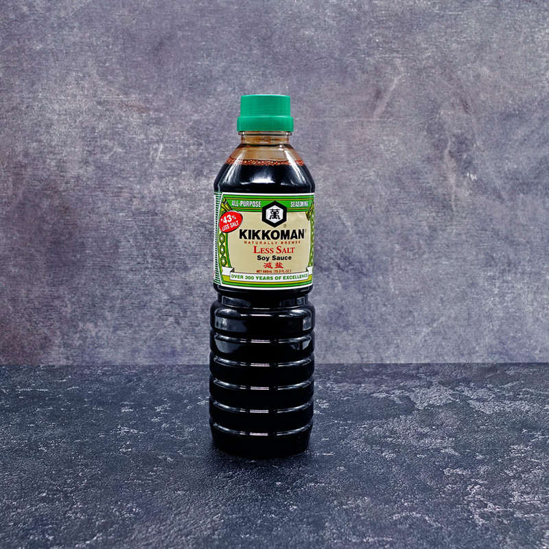 Kikkoman 43% Less Salt Soy Sauce 600ml
