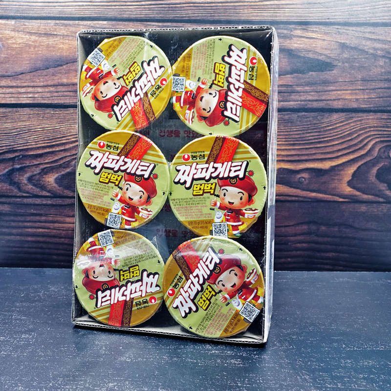 Nongshim Chapagetti Bumbuk Instant Noodle Cup (70gx6)
