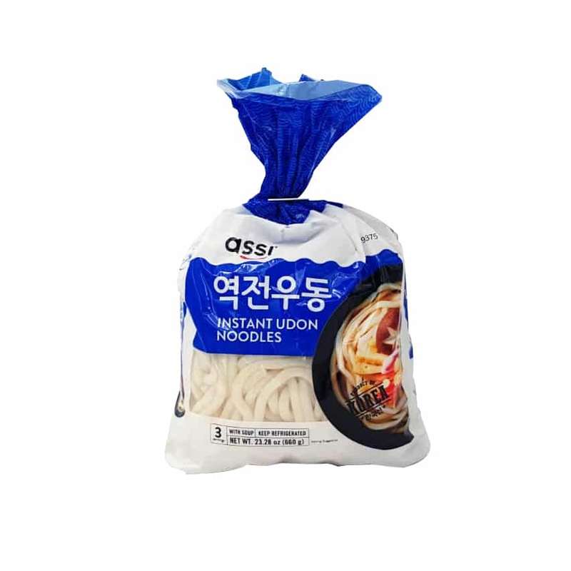Assi Brand Instant Udon Noodles With Soup Base (3 Servings) 660g