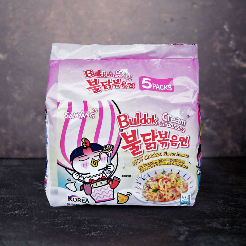 Samyang Buldak Cream Carbo Flavour Ramen 5 Pack 700g