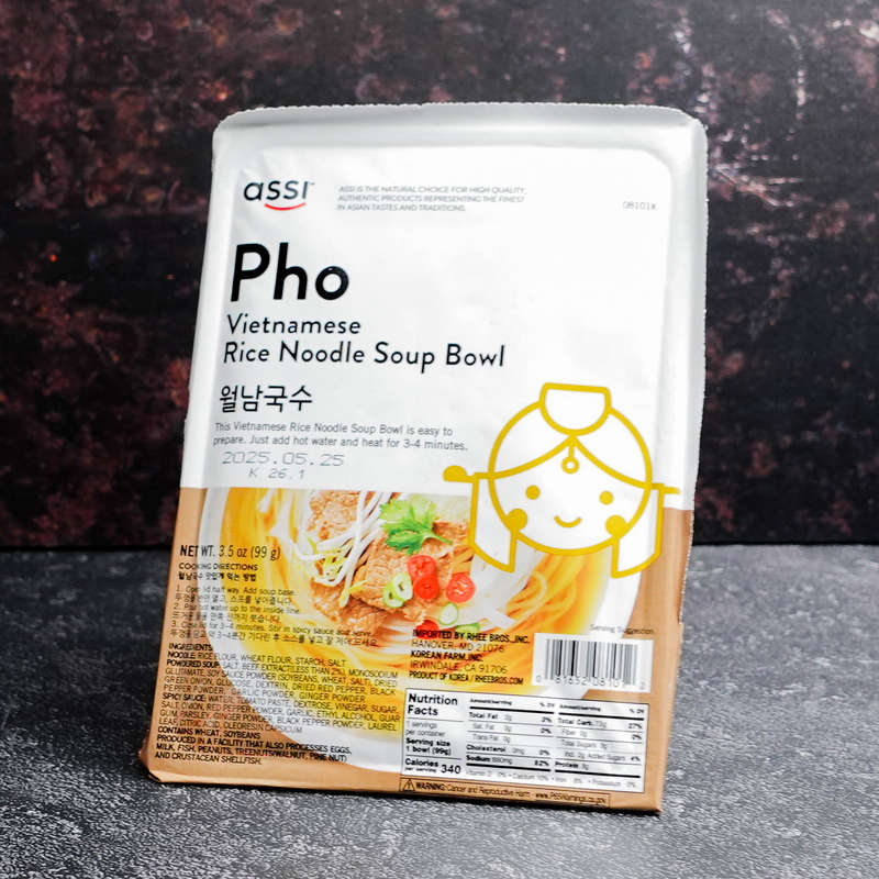 Assi Pho Vietnamese Rice Noodle Soup Bowl 99g