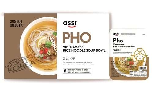 Assi Pho Vietnamese Rice Noodle Soup Bowl 99g