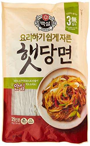 CJ Beksul Cut Korean Vermicelli Dang Myun Sweet Potato Noodles 500g