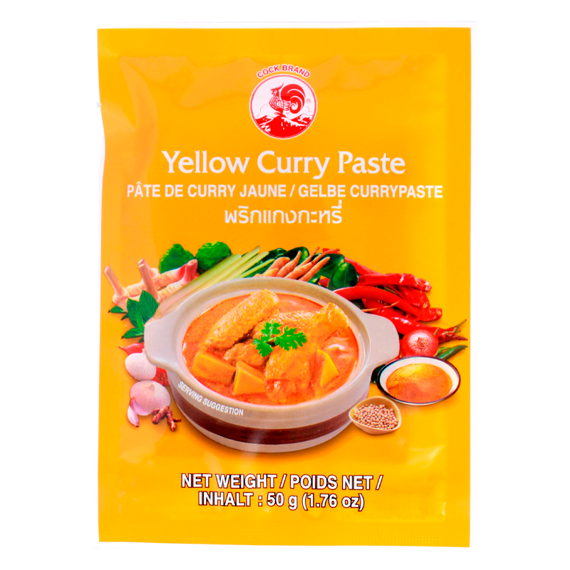 Cock Brand Yellow Curry Paste 50g
