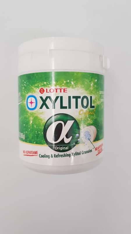 Lotte Xylitol Alpha Original Sugar Free Chewing Gum 86g