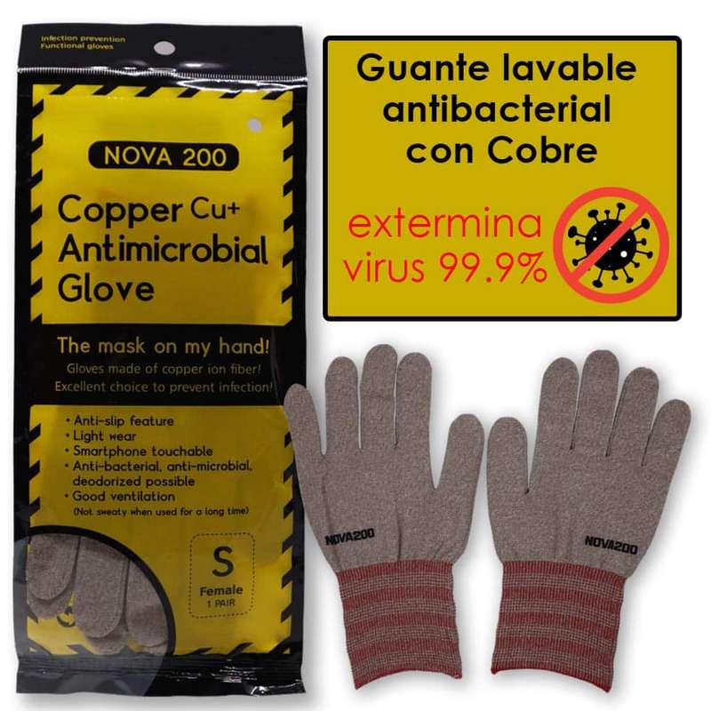 Nova 200 Kids Copper Cu+ Antimicrobial Gloves (Kids)