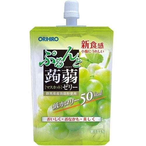 Orihiro Purunto Konjac Jelly Muscat Pouch 130g