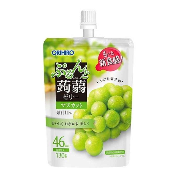 Orihiro Purunto Konjac Jelly Muscat Pouch 130g