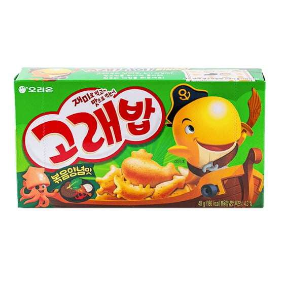 Orion Marine Boy Goraebap Snack Fried Seasoning Flavour 46g