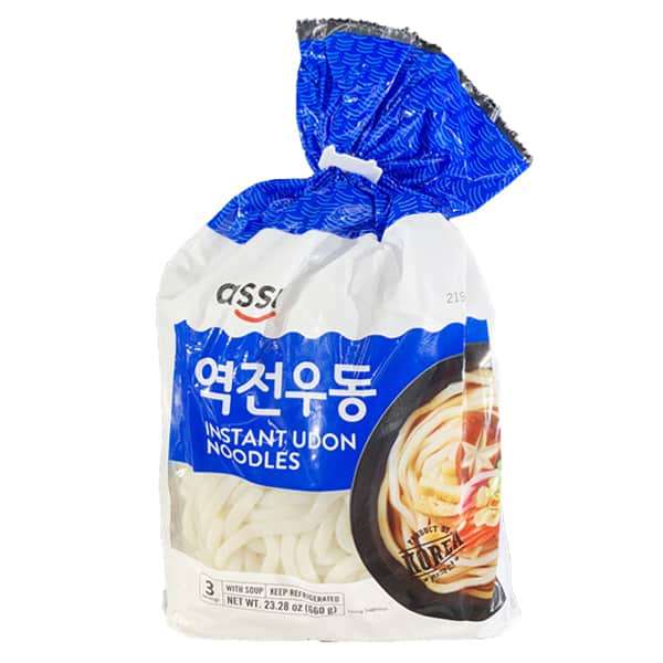 Assi Brand Instant Udon Noodles With Soup Base (3 Servings) 660g