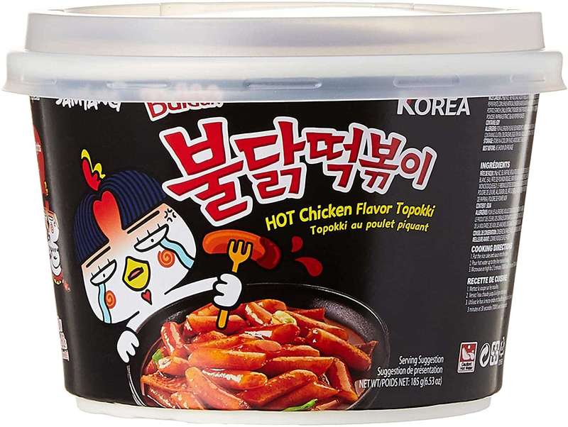 Buldak Hot Chicken Flavour Topokki 185g (Samyang)