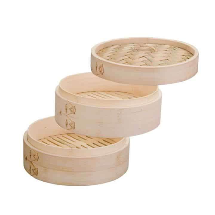 Multi-Tier Bamboo Steamer