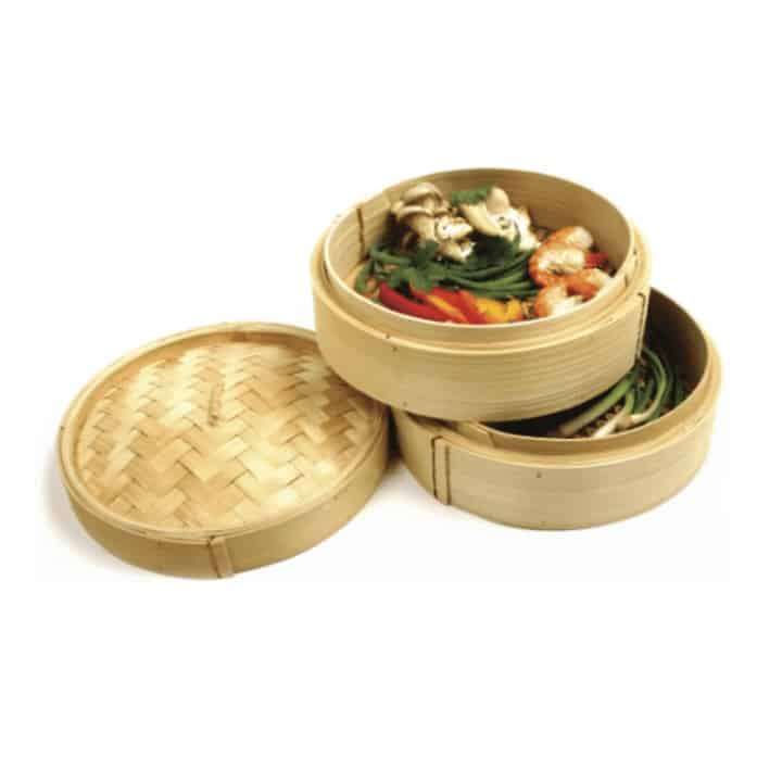 Multi-Tier Bamboo Steamer
