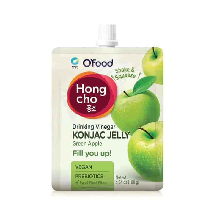 Konjac Jelly Drinking Vinegar Green Apple 180g (O'Food)