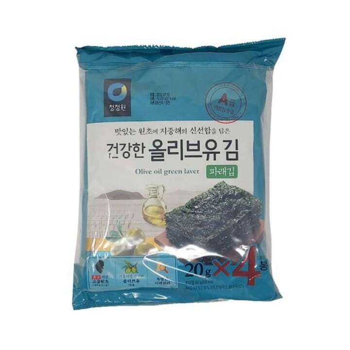 Olive Oil Green Seaweed (Laver )(4 Pack) 80g (CJW)