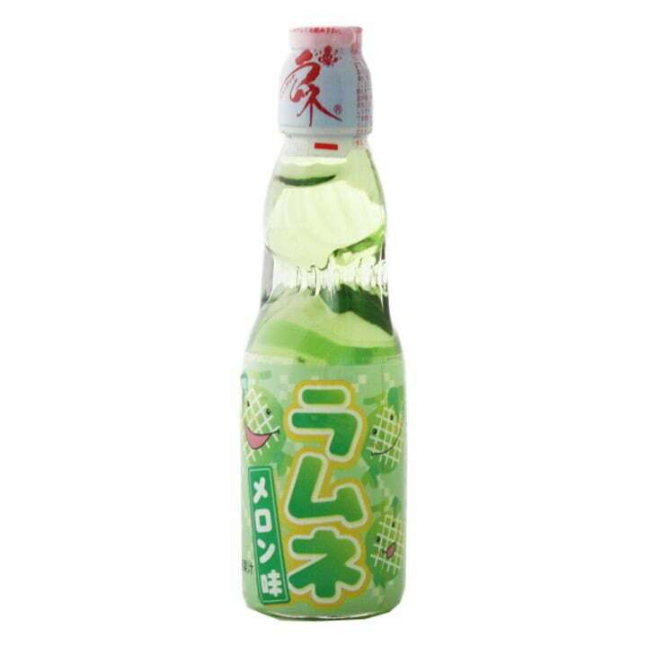 Hata Ramune Melon Flavour Soda Drink 200ml