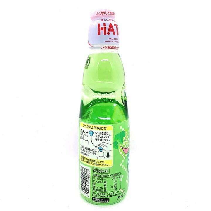 Hata Ramune Melon Flavour Soda Drink 200ml