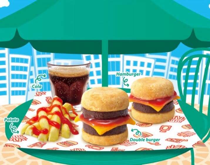 Kracie Popin' Cookin' Happy Kitchen Burger DIY Candy Kit 22g